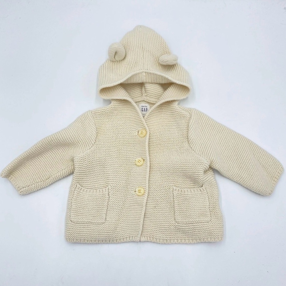 GAP Baby Knit Hooded Cardigan